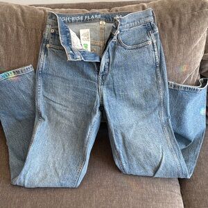 J. Crew High-Rise Flare Denim Jeans